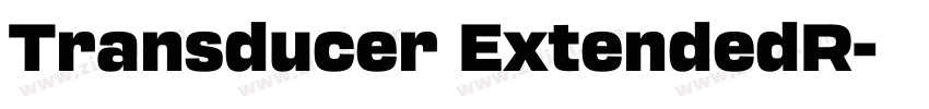 Transducer ExtendedR字体转换